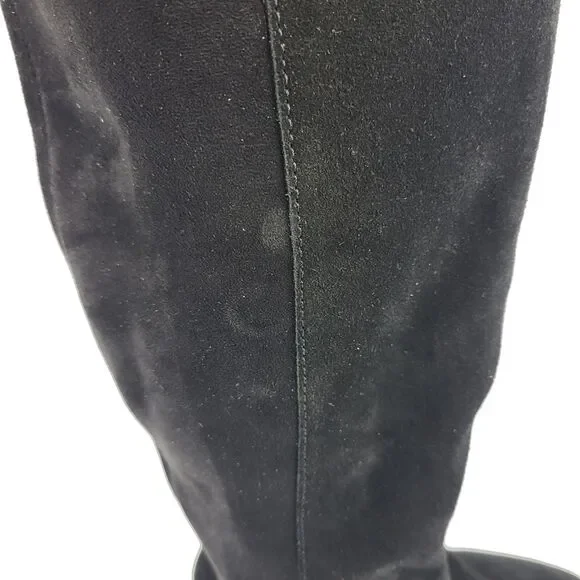 Blondo Starla Waterproof Black Suede Over-The-Knee Boots Women's Size 6.5M - Picture 11 of 16
